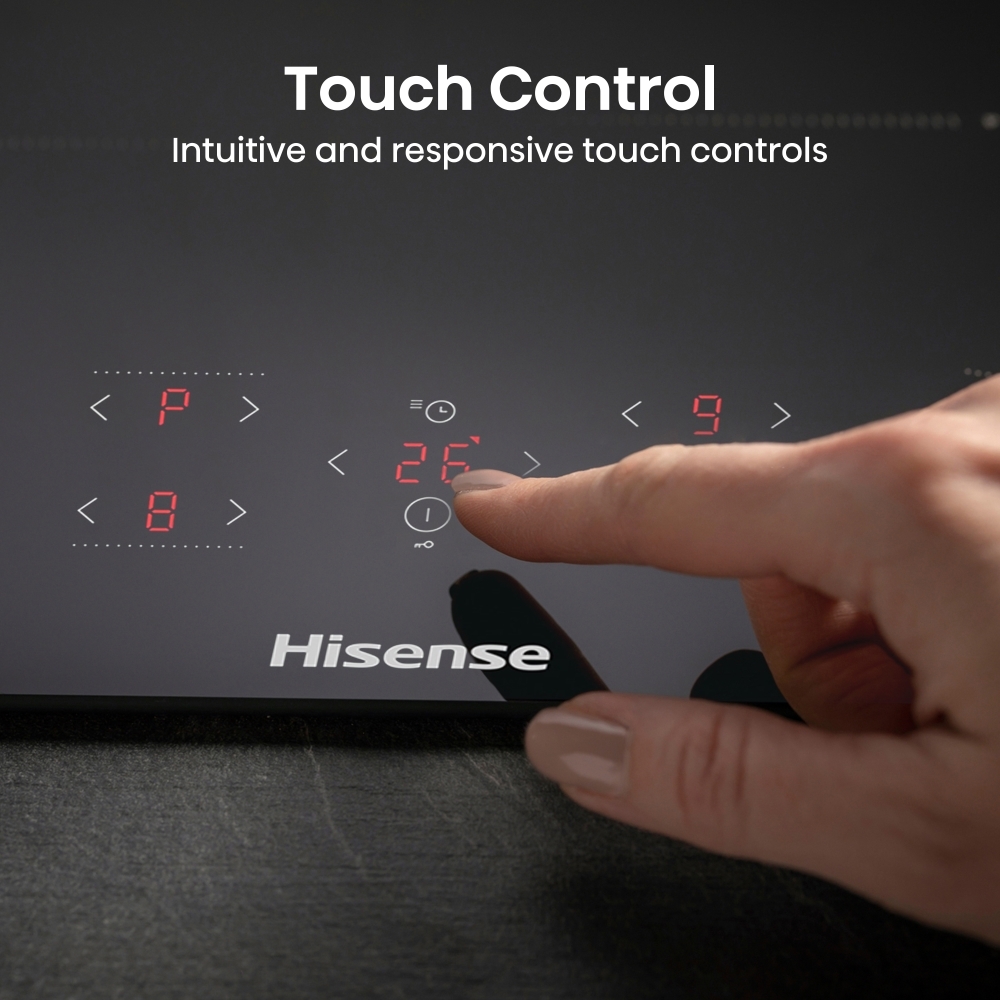 Hisense HI6421BSC 60cm Induction Hob, Black