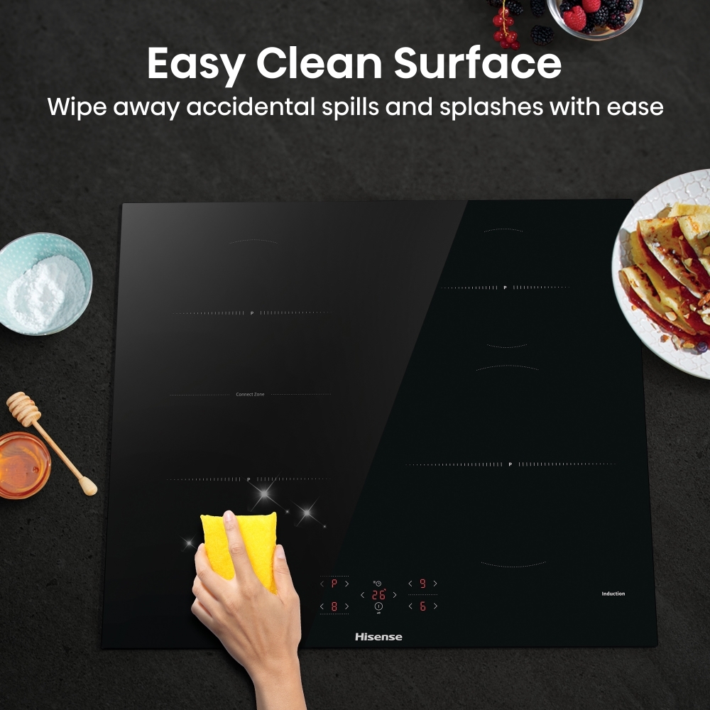 Hisense HI6421BSC 60cm Induction Hob, Black