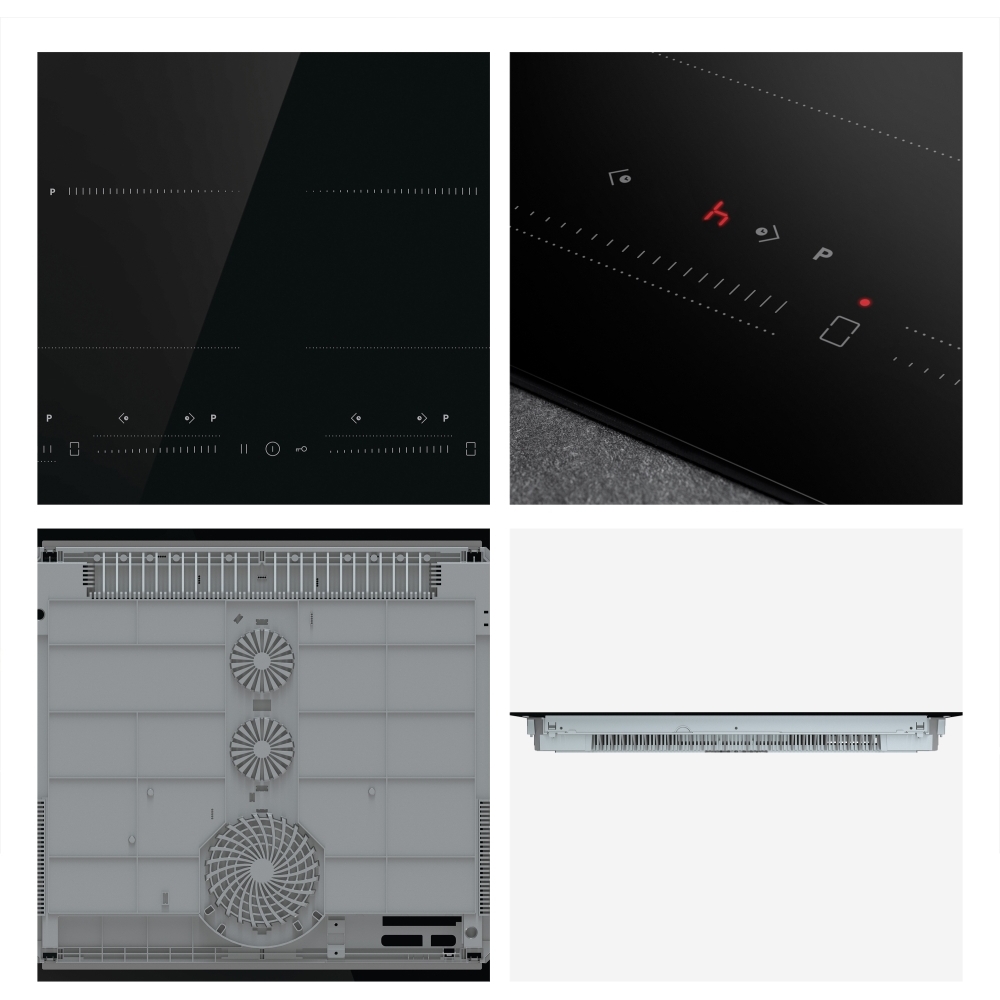 Hisense HI6442BSCE 59cm Induction Hob, Black