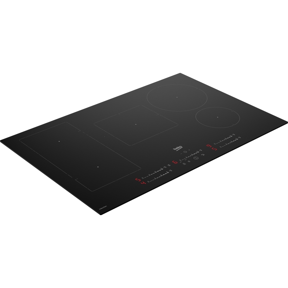 Beko HII85700UFT 78cm Induction Hob, Black