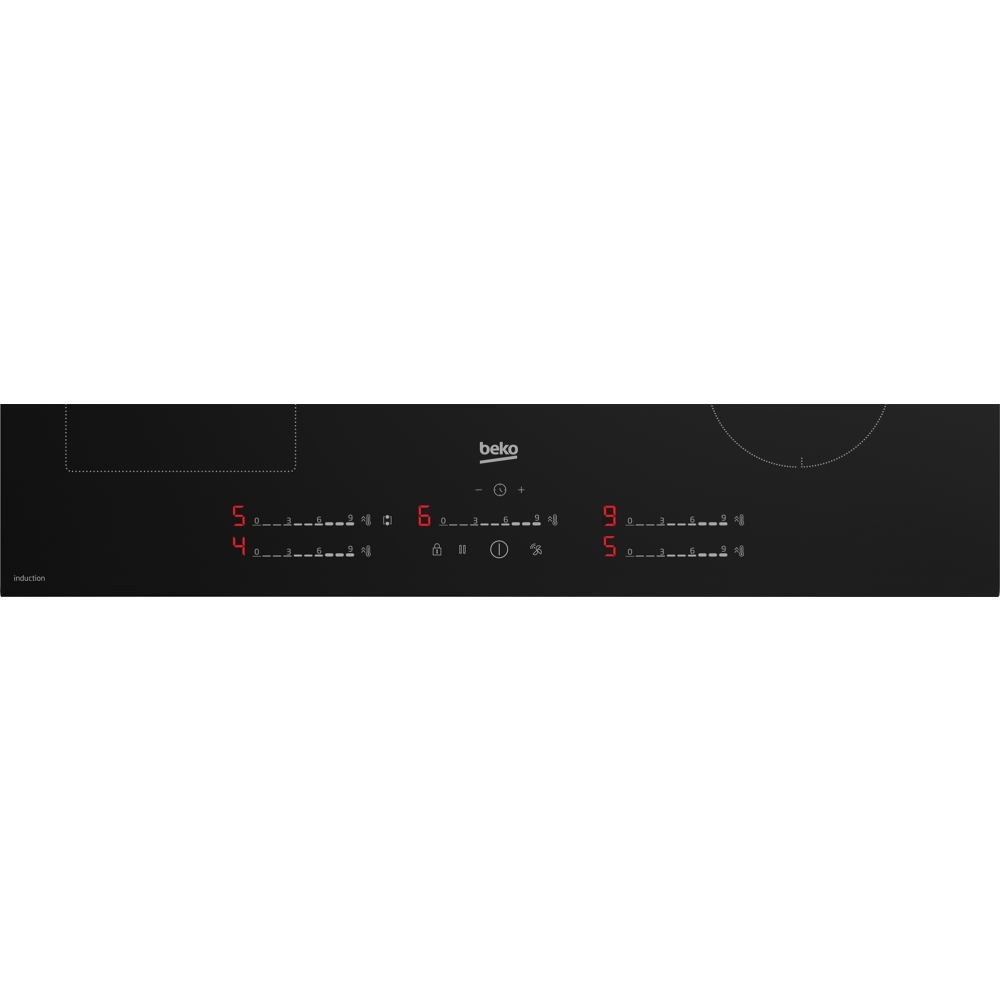Beko HII85700UFT 78cm Induction Hob, Black