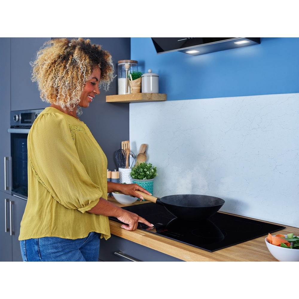 Beko HII85700UFT 78cm Induction Hob, Black