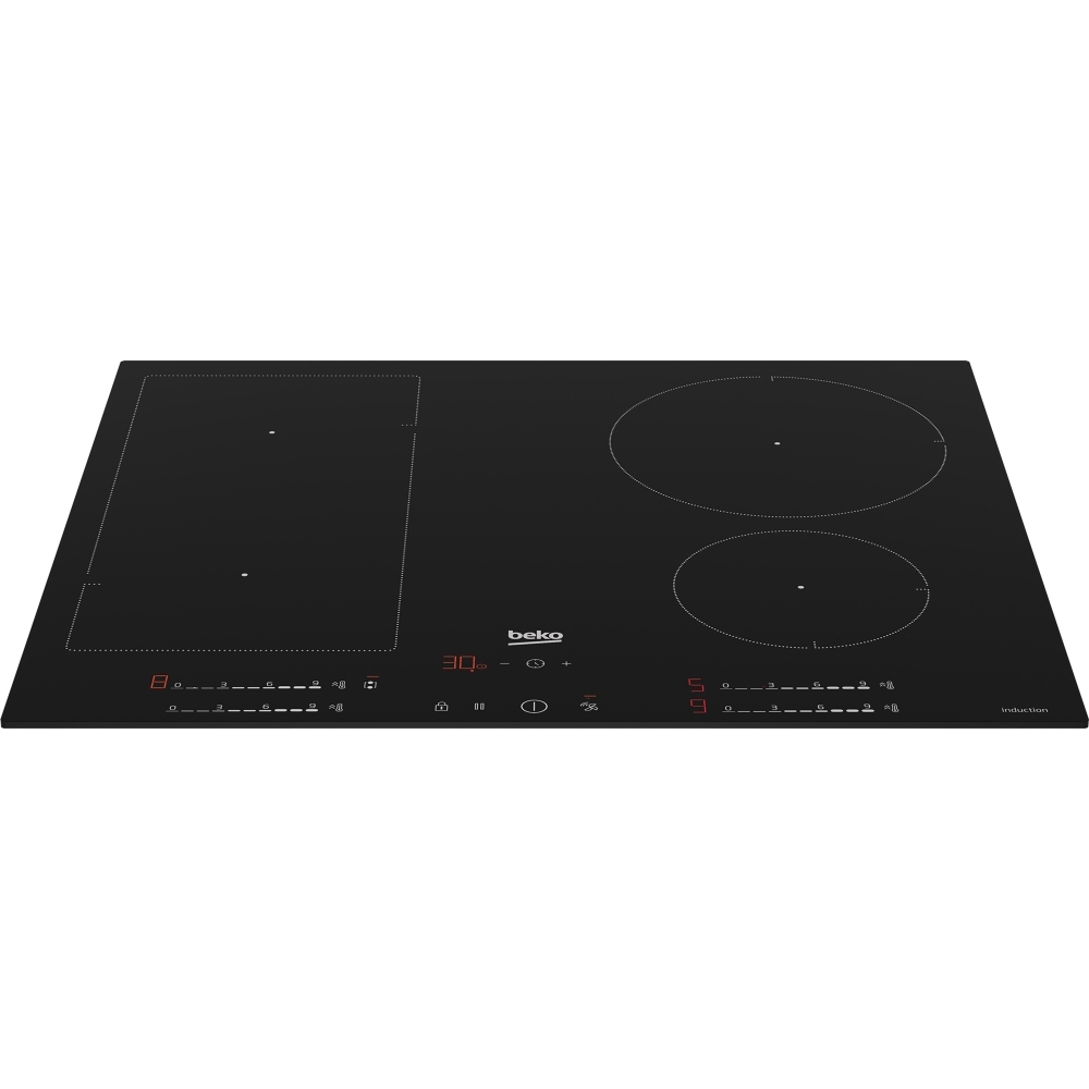 Beko HIIP64530UFT 59cm Induction Hob, Black