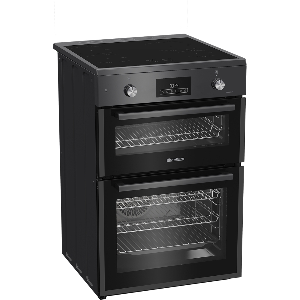 Blomberg HIRN651N Induction Electric Cooker with Separate Grill, Grey, A Rated