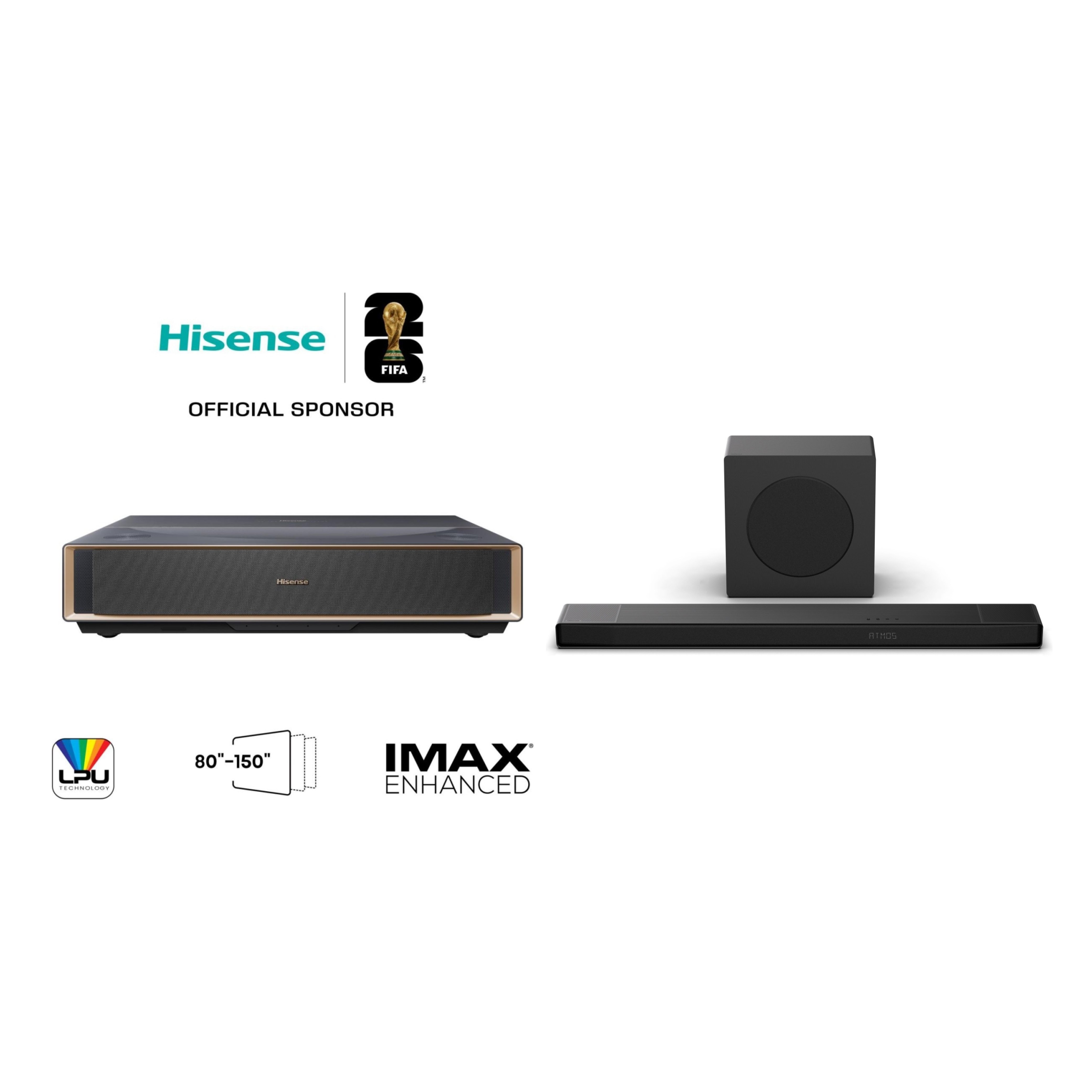 Hisense PT1TUK  4K Smart Laser Cinema + AX3120Q Sound Bar