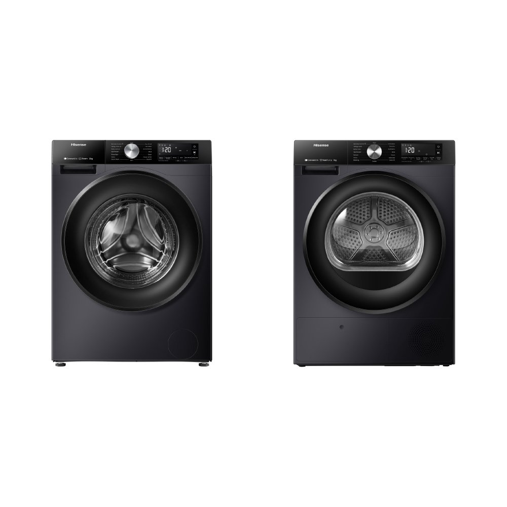 Hisense Washing Machine and Heat Pump Tumble Dryer Pack