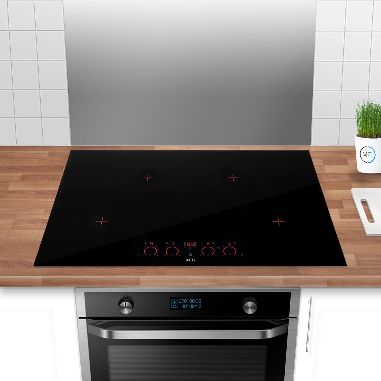 Buy AEG HK874400FB Induction Hob Black with Bevelled Sides Marks
