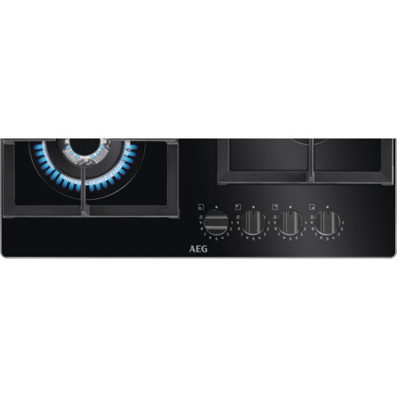AEG HKB64420NB 6000 59cm 4 Burner Gas Hob, Black