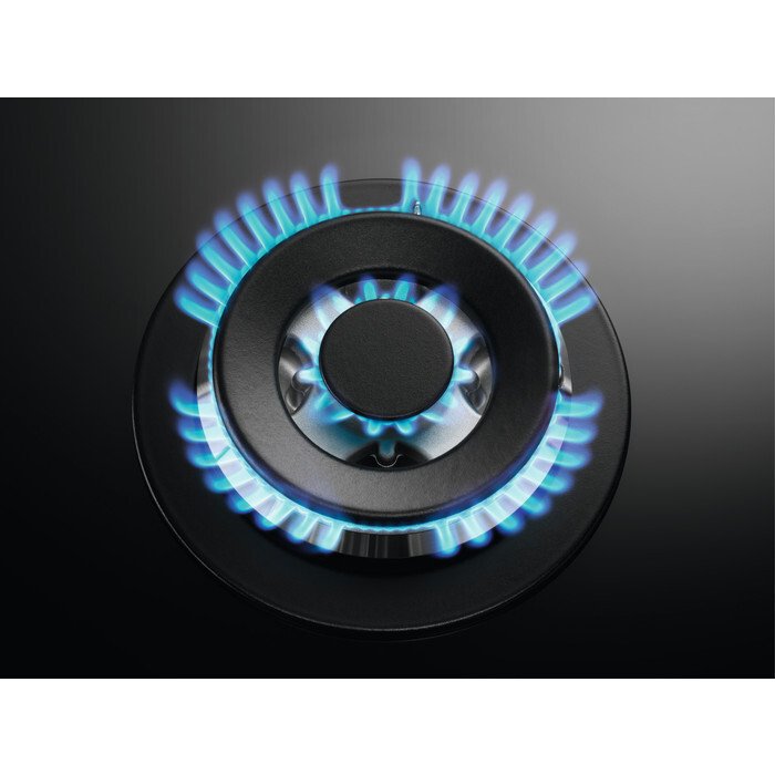 AEG HKB75450NB 8000 FlameLight 74cm FlameLight 5 Burner Gas Hob, Black