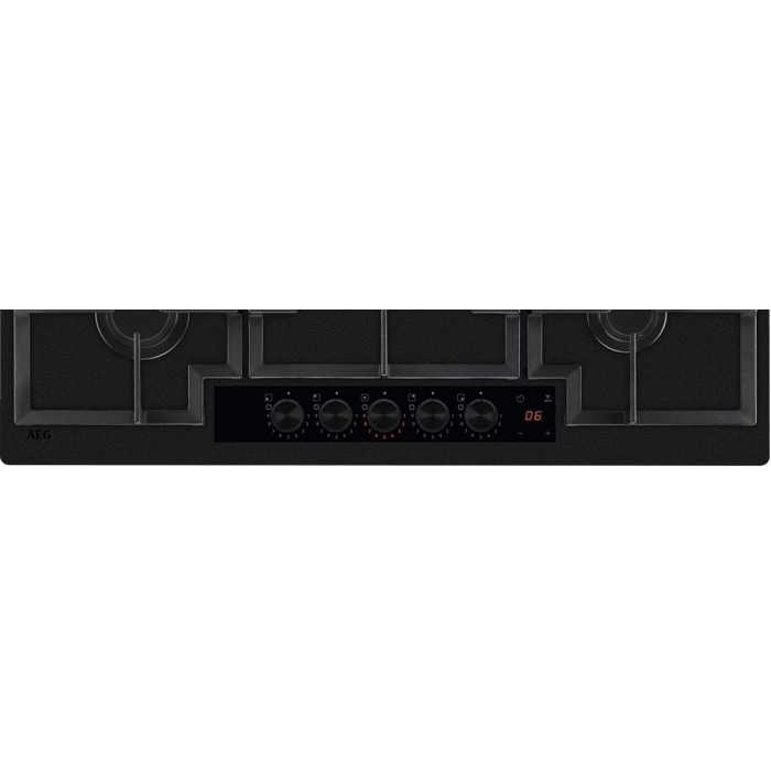 AEG HKB95341NL 88cm 5 Burner Gas Hob, Black