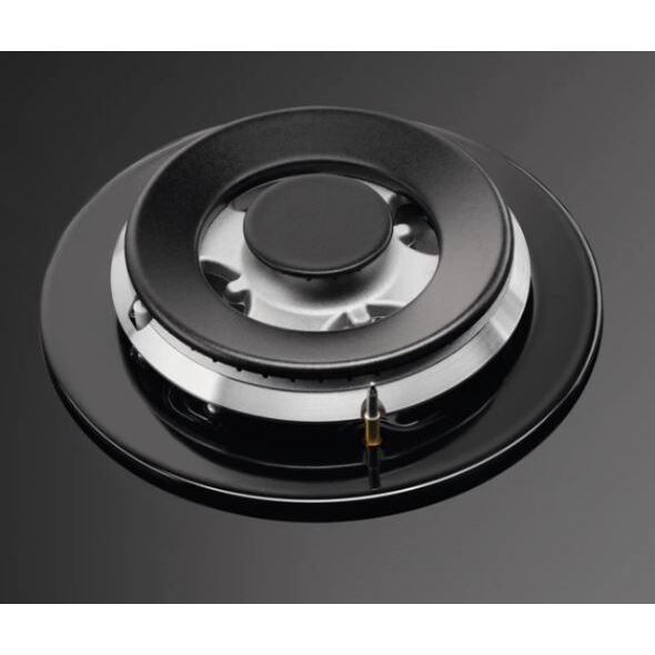 Buy AEG HKB95450NB 5 Burner Gas Hob Black on Glass Marks Electrical