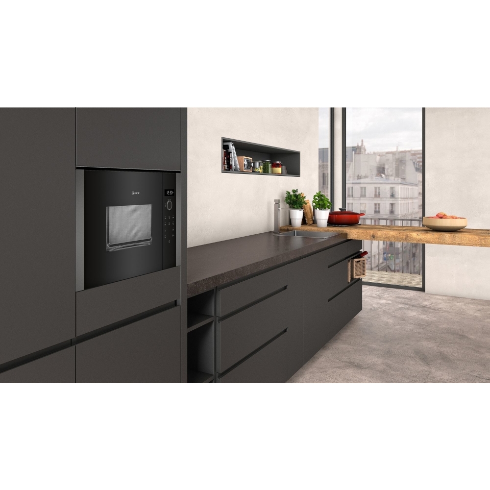 Neff HLAWD23G0B N50 Built-In Microwave, Graphite Grey