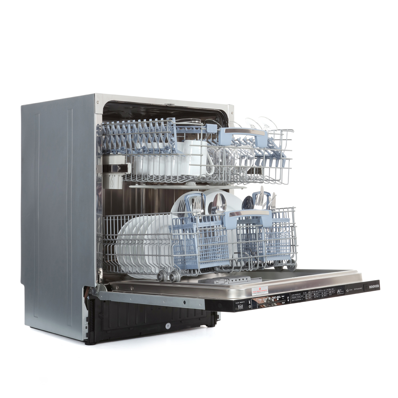 Buy Hoover HLSI460PW Built In Fully Integrated Dishwasher Black