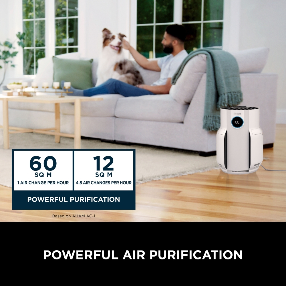 Shark HP150UK NeverChange5 Air Purifier, White