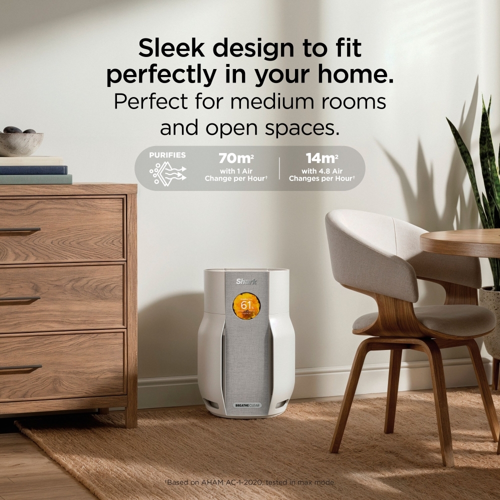 Shark HP162UK Air Purifier, Grey