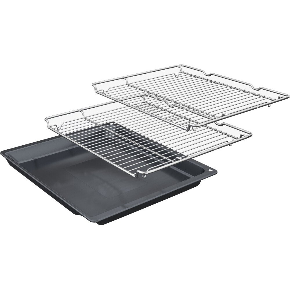 Bosch HQA534BB3B Series 4 Built-In Electric Single Oven, Black, A+ Rated