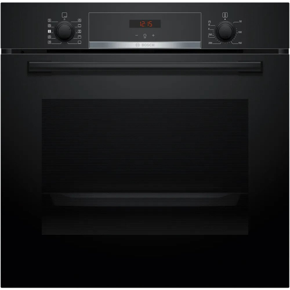 Bosch HQA534BB3B Series 4 Built-In Electric Single Oven, Black, A+ Rated