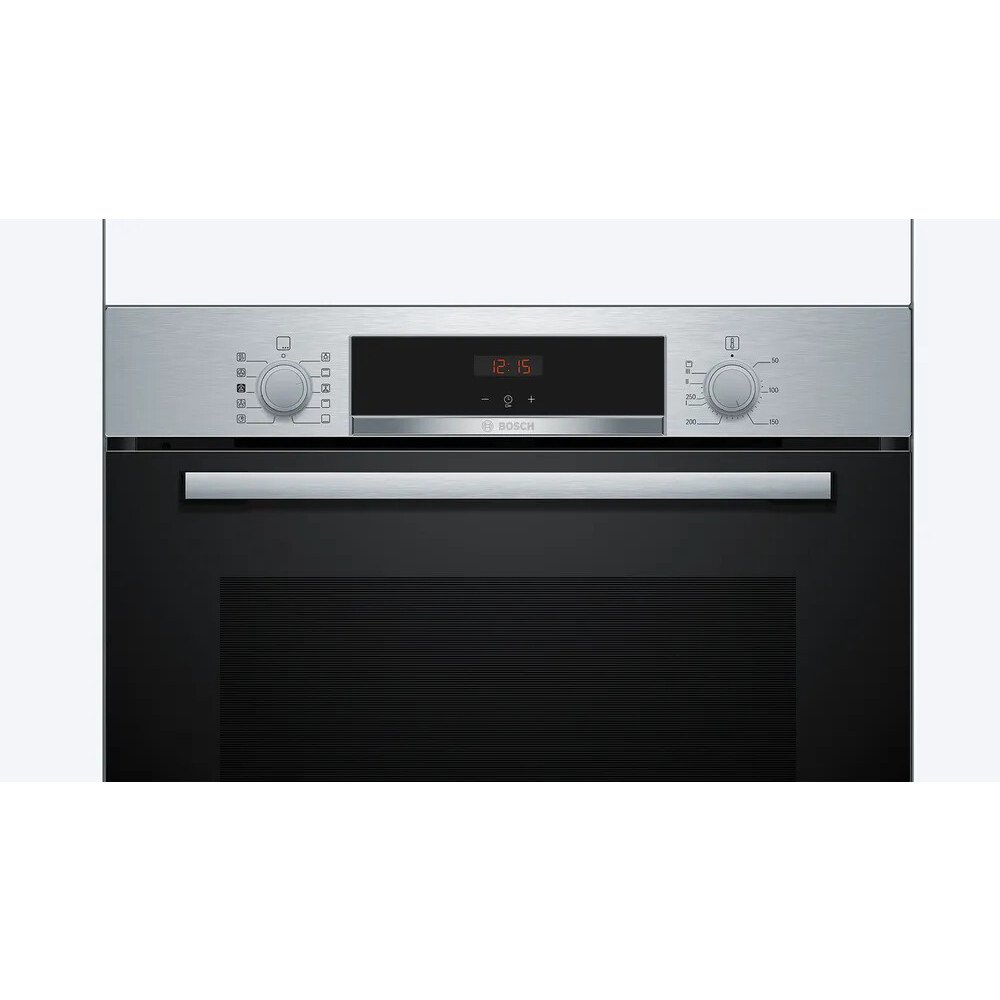 Bosch HQA534BS3B Series 4 Built-In Electric Single Oven, Stainless Steel, A+ Rated