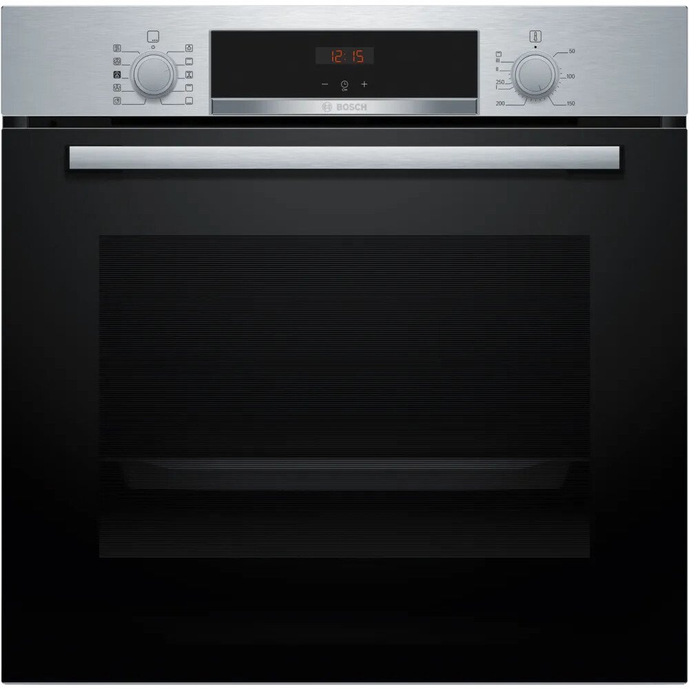 Bosch HQA534BS3B Series 4 Built-In Electric Single Oven, Stainless Steel, A+ Rated