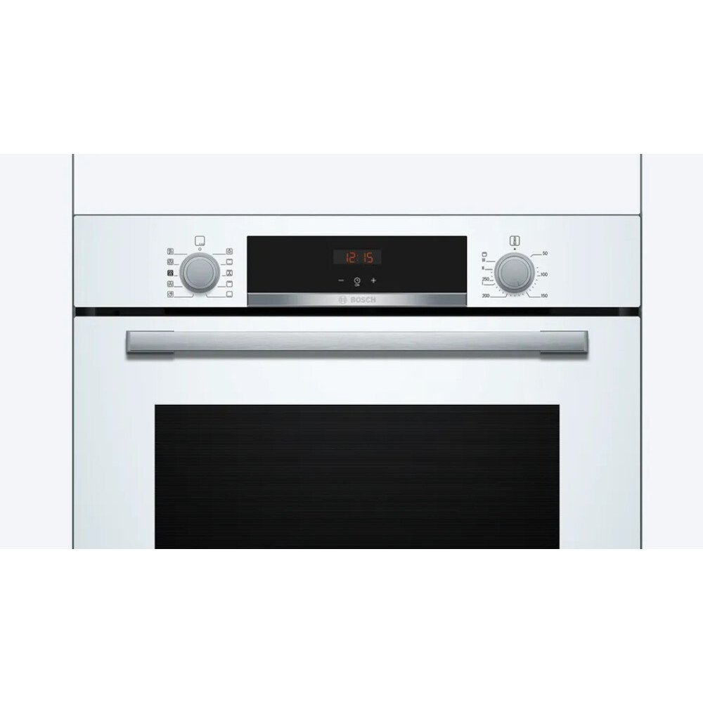 Bosch HQA534BW3B Series 4 Built-In Electric Single Oven, White, A+ Rated