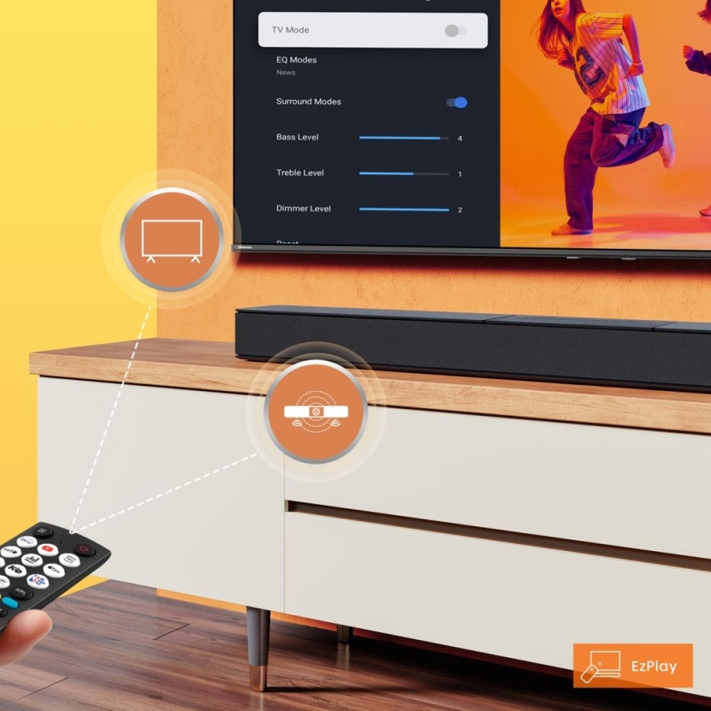 Hisense HS2000 Sound Bar, Black