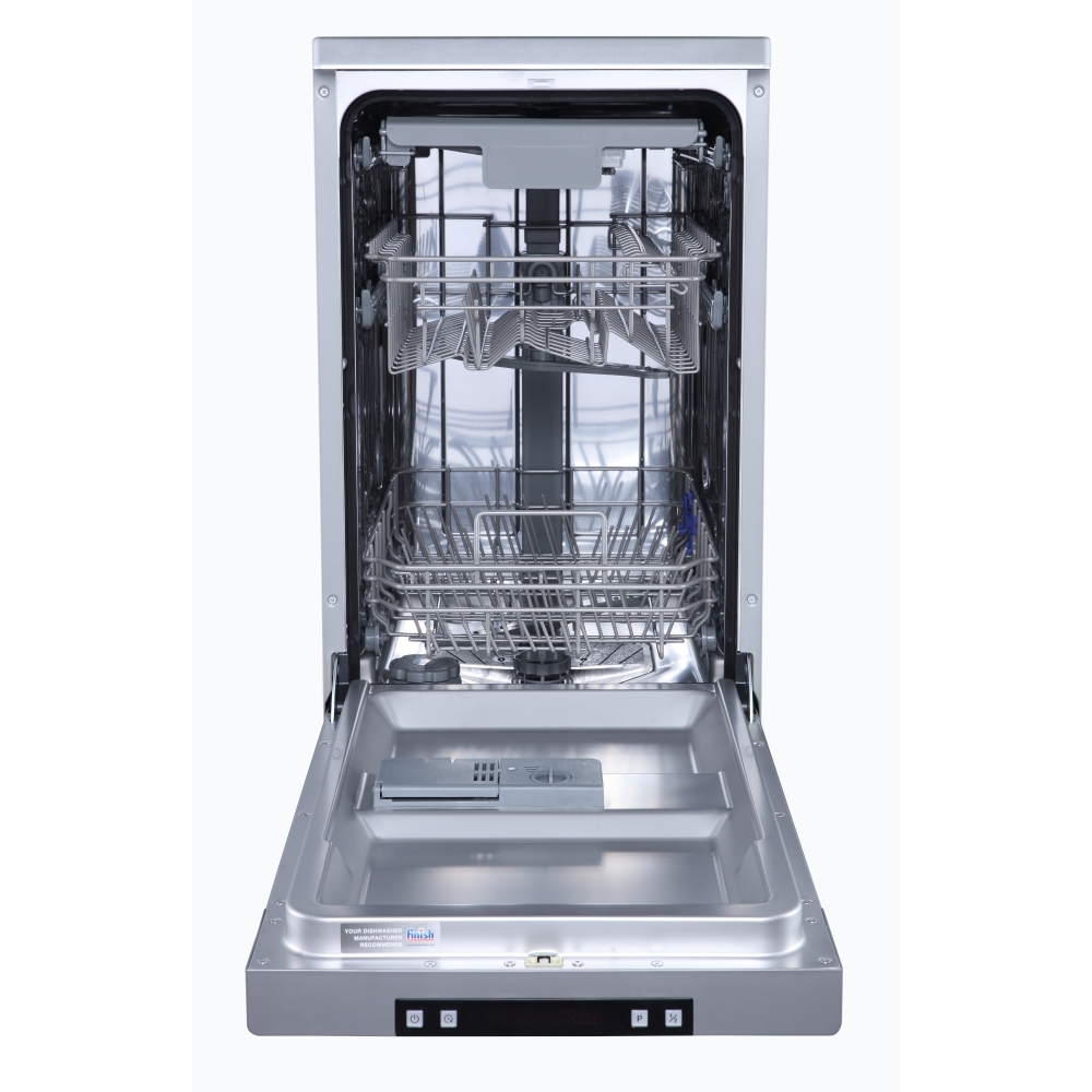 Hisense HS523E15XUK Slimline Dishwasher, 10 Place Settings, Stainless Steel, E Rated