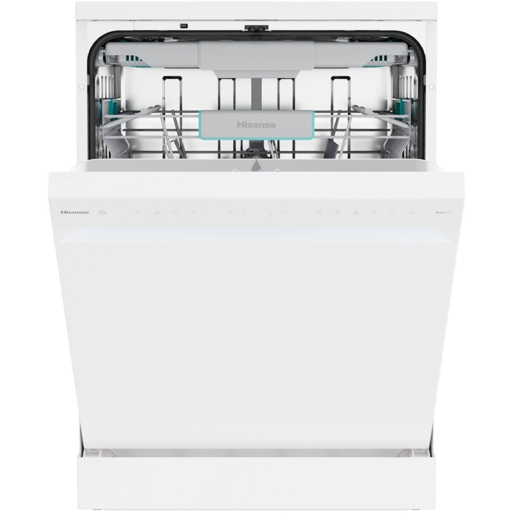Hisense HS663A90WUK Dishwasher, 16 Place Settings, White, A Rated