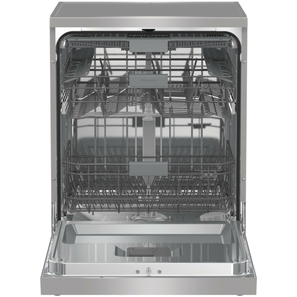Hisense HS673C60XUK Dishwasher, 16 Place Settings, Stainless Steel, C Rated