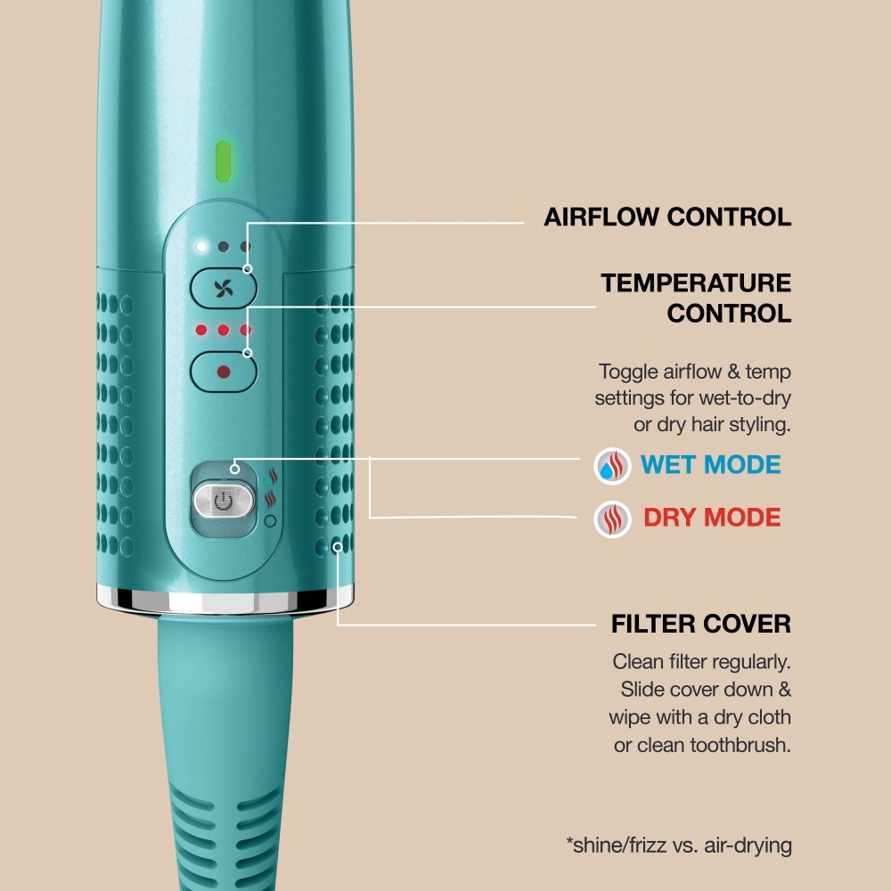 Shark HT302UKTL Hair Styler, Green