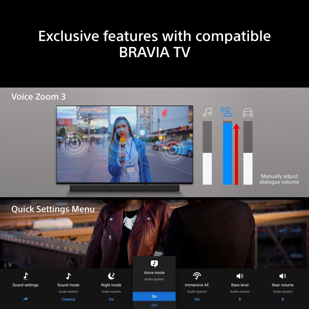 Sony HTA7100.CEK Sound Bar, Black