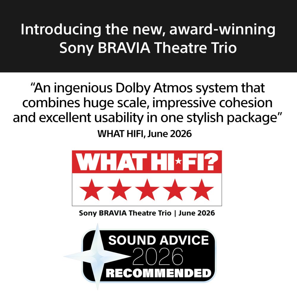 Sony HTA8 BRAVIA Theatre Trio Sound Bar