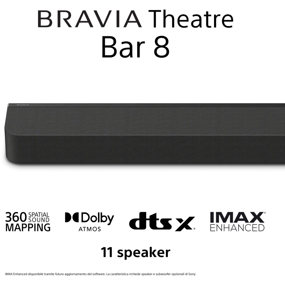 Sony HTA8000 BRAVIA Theatre Bar 8, Black