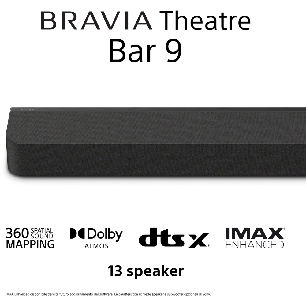 Sony HTA9000.CEK BRAVIA Theatre Bar 9 BRAVIA Theatre Bar 9, Black