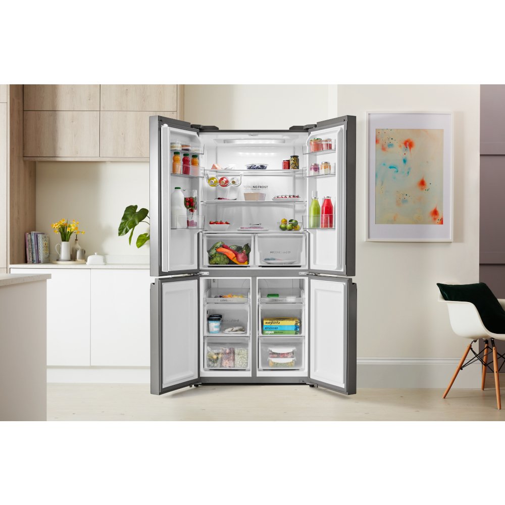 Buy Haier HTF540DGG7 American Fridge Freezer Grey Marks Electrical