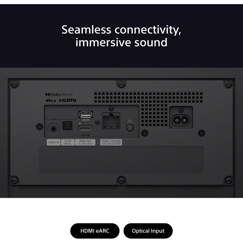 Sony HTS60.CEK Sound Bar, Black