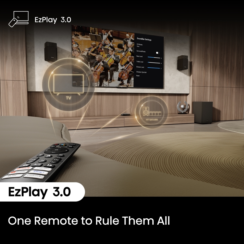 Hisense HT SATURN Sound Bar, Black