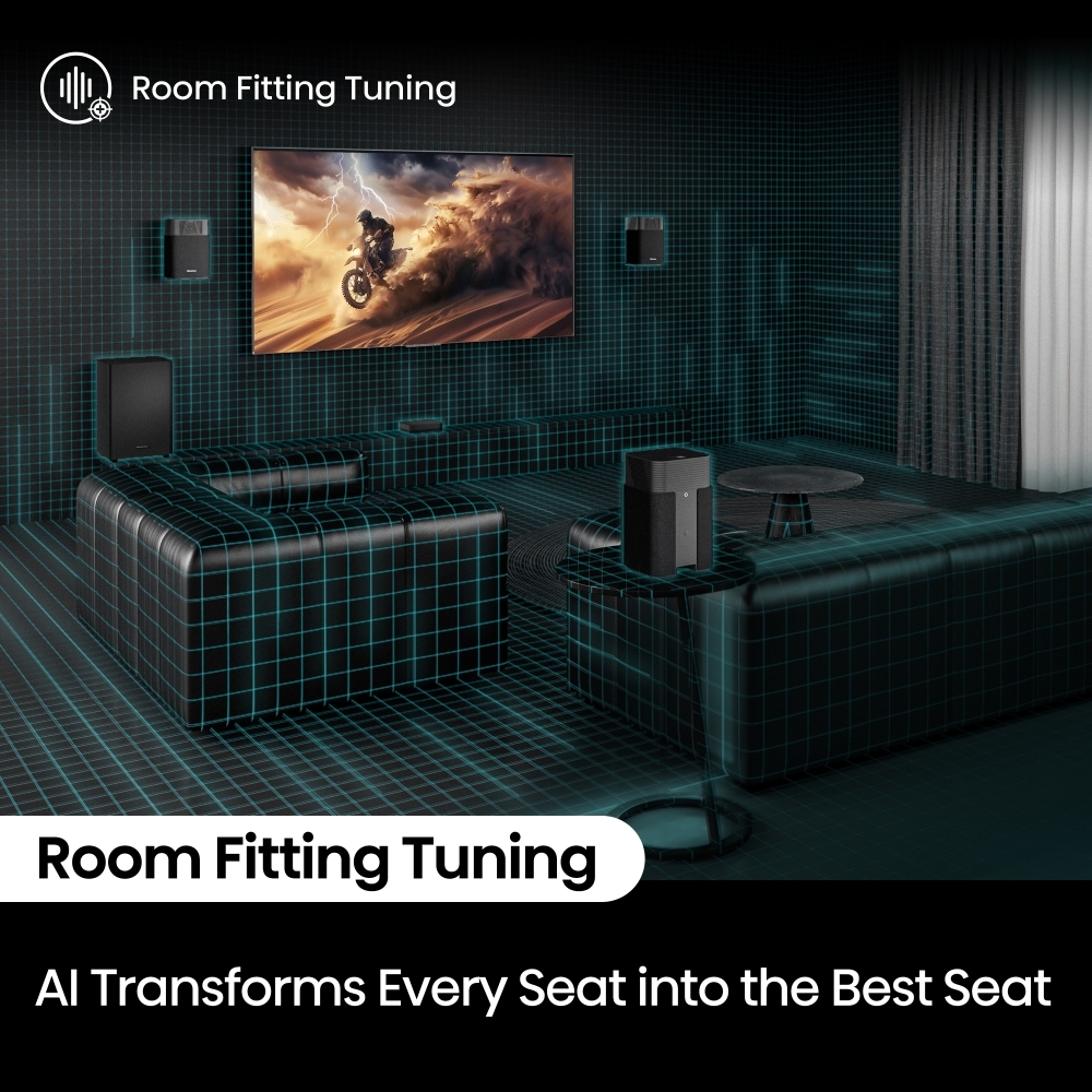 Hisense HT SATURN Sound Bar, Black