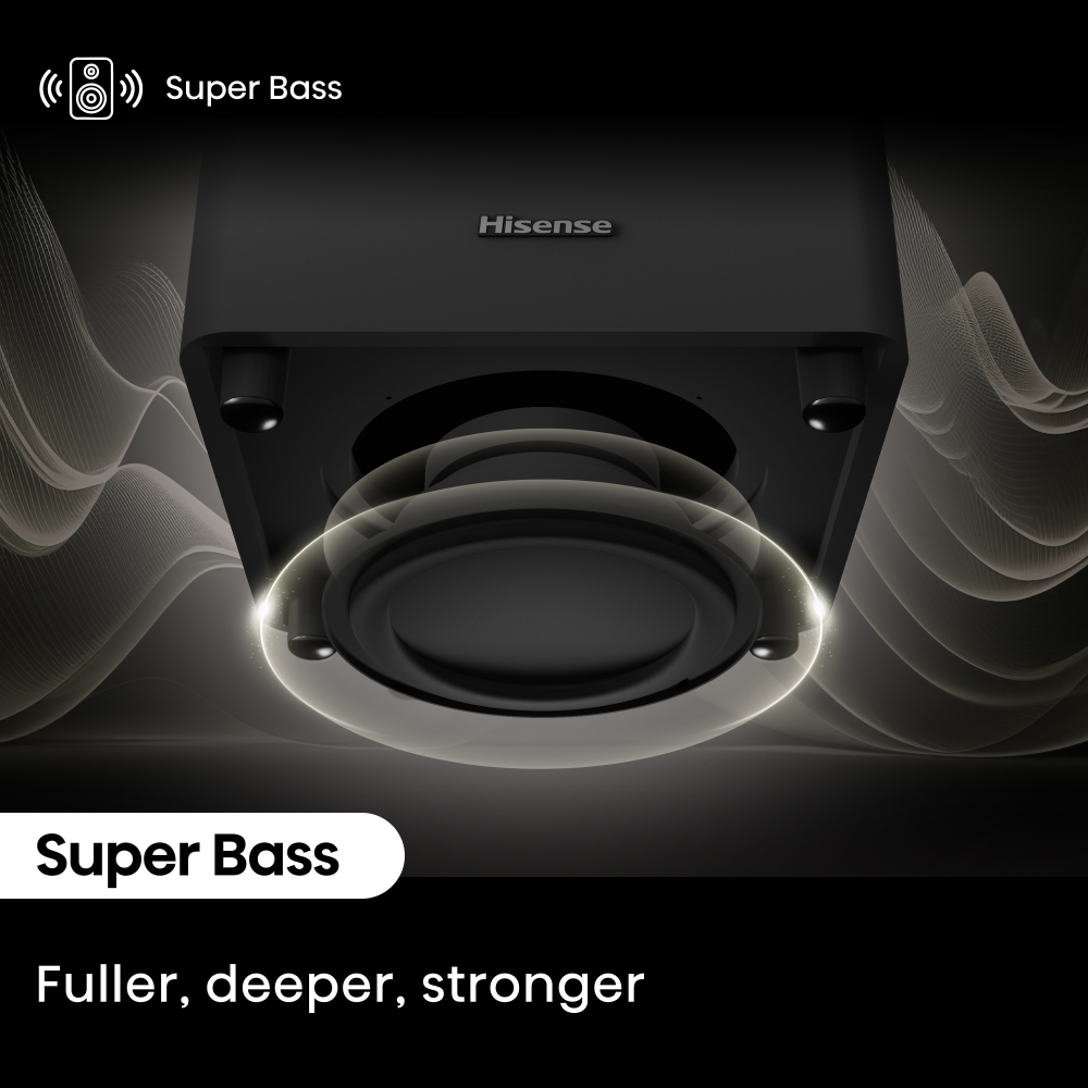 Hisense HT SATURN Sound Bar, Black