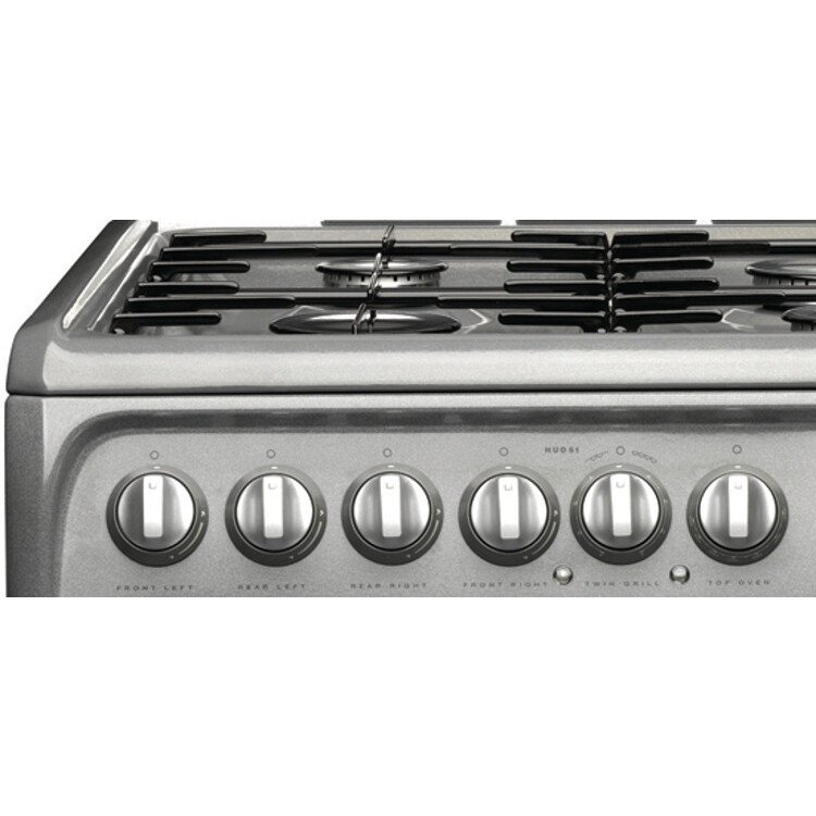 Buy Hotpoint HUD61G Dual Fuel Cooker with Double Oven (HUD61GS