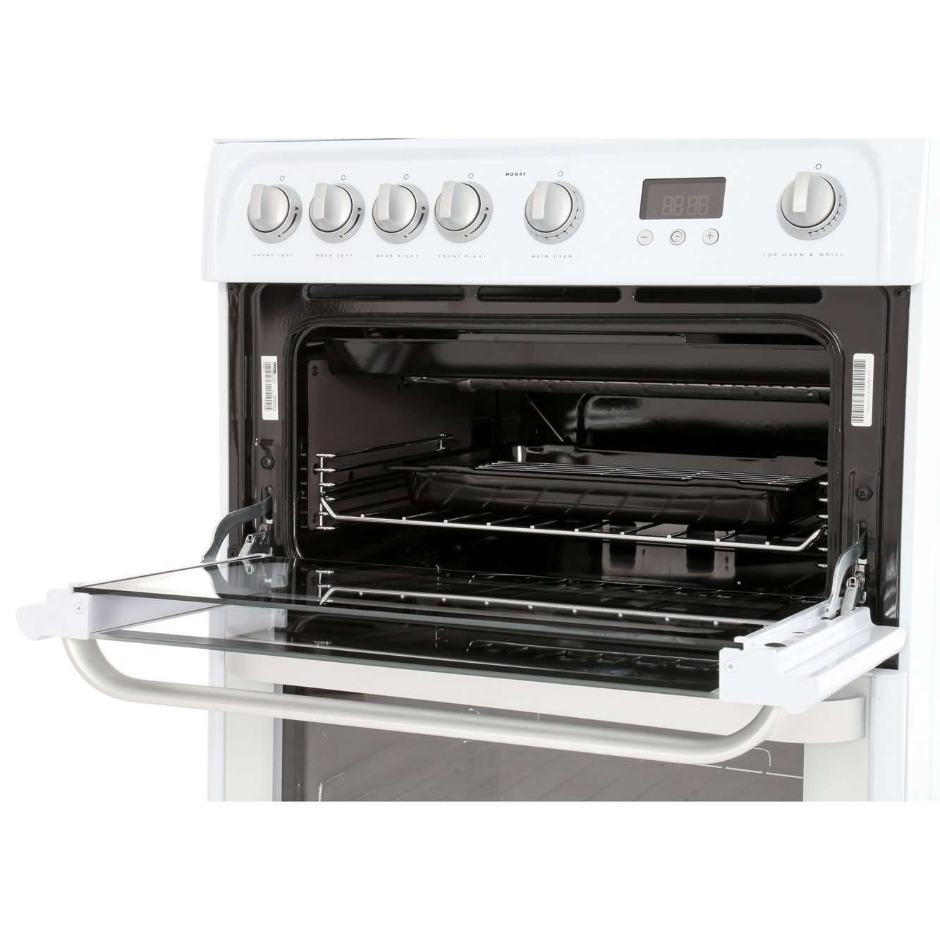 Buy Hotpoint Ultima HUG61P Gas Cooker with Double Oven (HUG61P) Polar