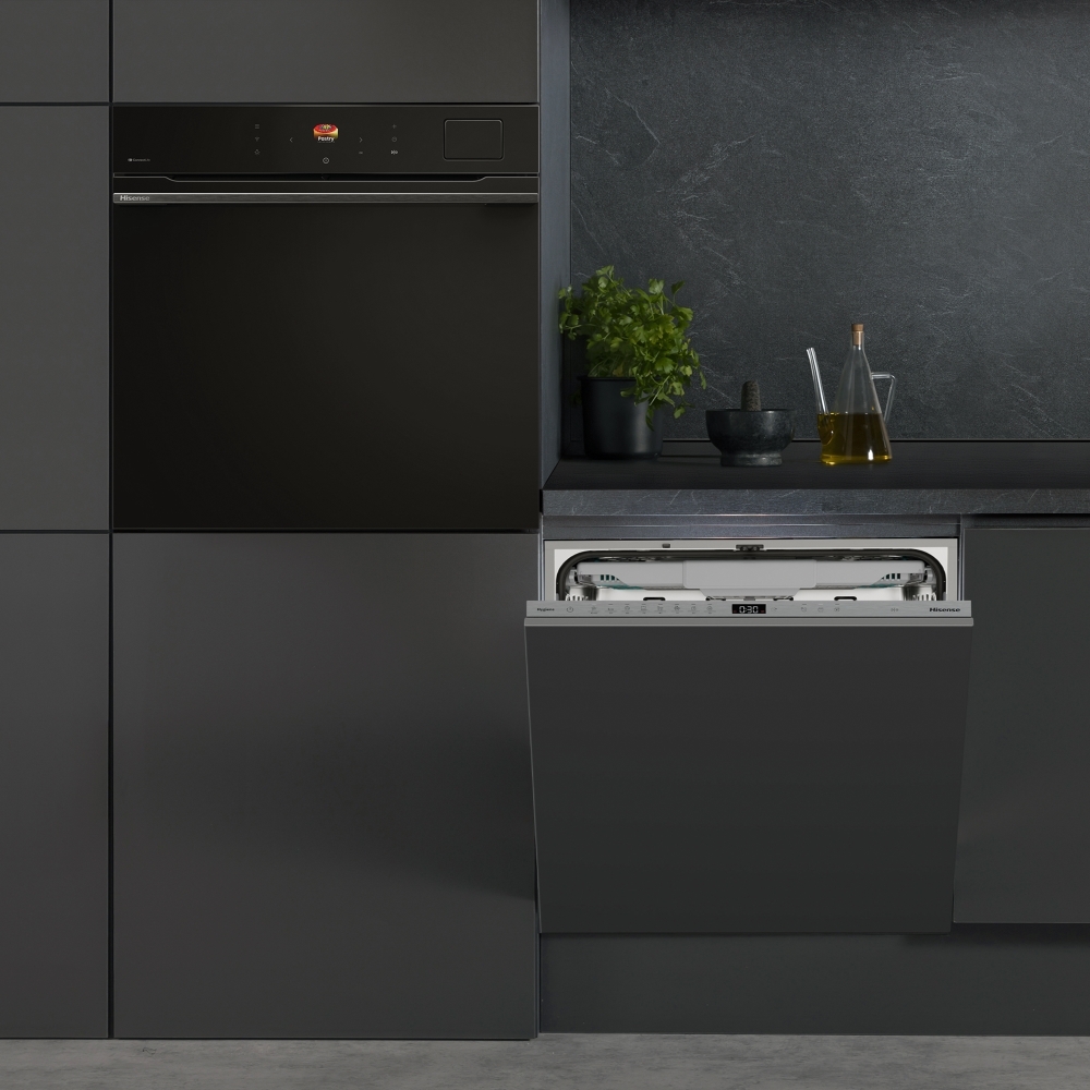 Hisense HV16AUK Fully Integrated Dishwasher, 16 Place Settings, A Rated