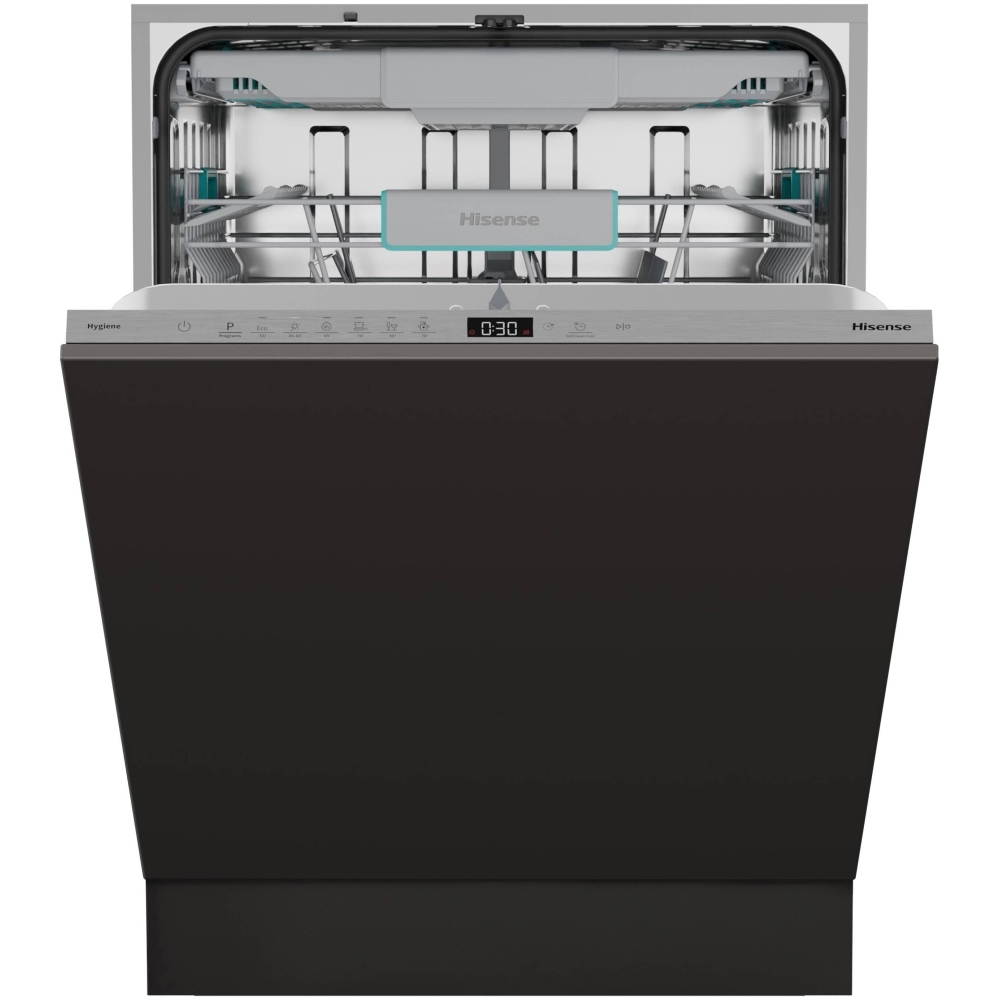 Hisense HV16CUK Fully Integrated Dishwasher, 16 Place Settings, C Rated