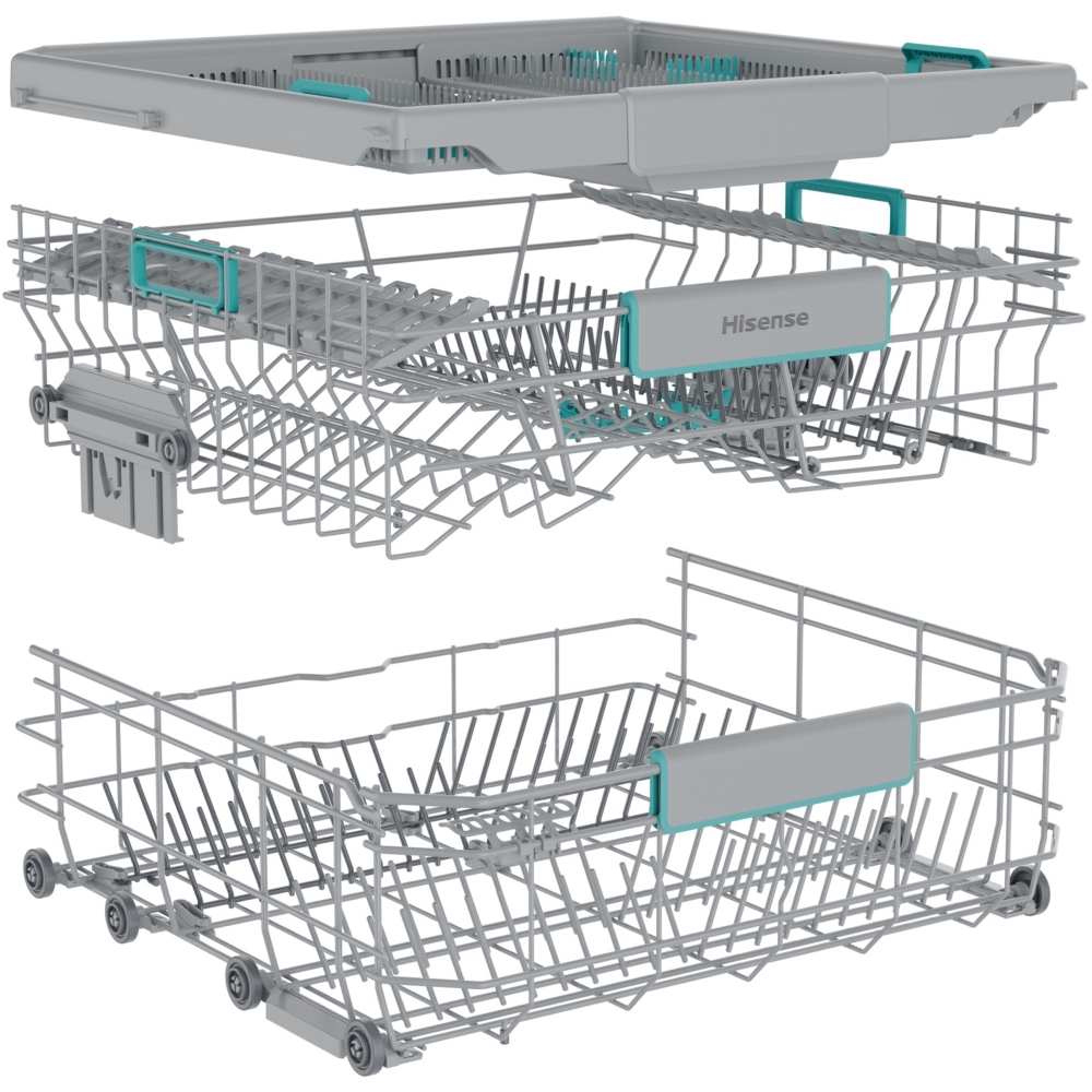 Hisense HV16CUK Fully Integrated Dishwasher, 16 Place Settings, C Rated