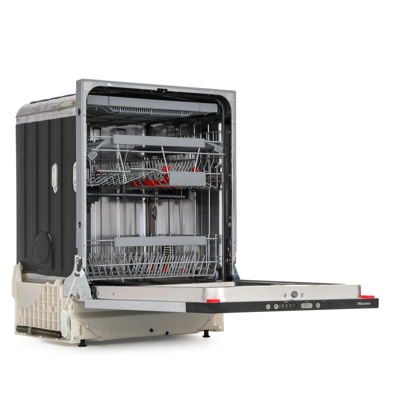 Buy Hisense HV6131UK Built In Fully Integrated Dishwasher Jet Black Control Panel Marks