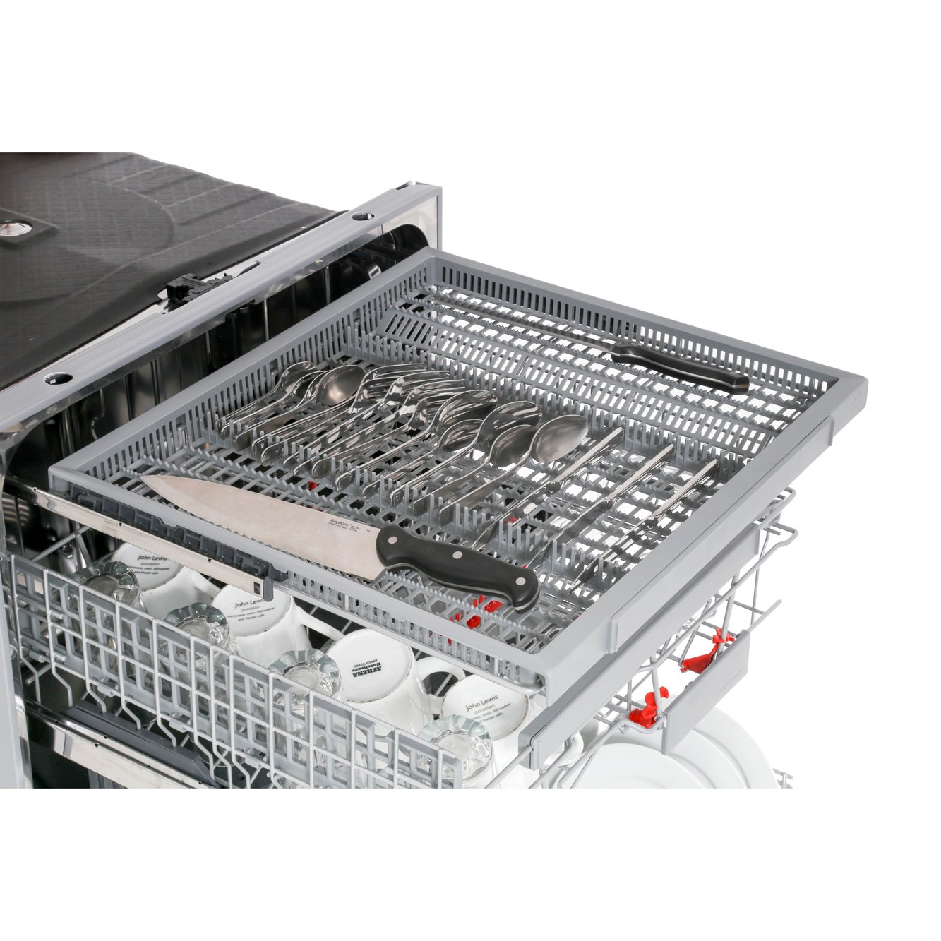 Buy Hisense HV6131UK Built In Fully Integrated Dishwasher Jet Black Control Panel Marks