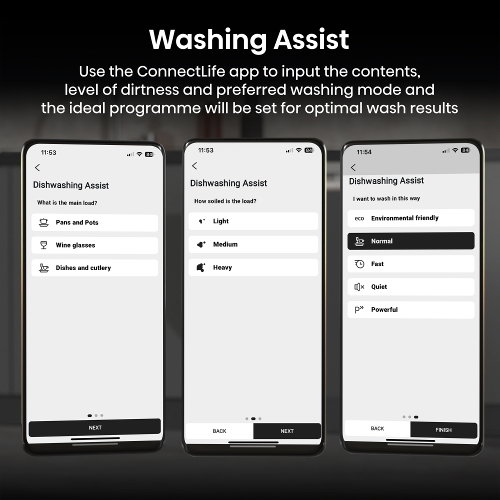 Hisense HV673A60UK Fully Integrated Dishwasher, 16 Place Settings, A Rated