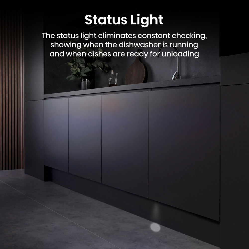 Hisense HV673A60UK Fully Integrated Dishwasher, 16 Place Settings, A Rated