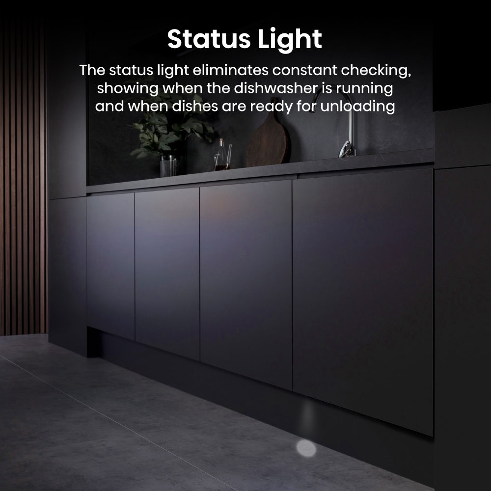 Hisense HV693A60UVADUK Fully Integrated Dishwasher, 16 Place Settings, A Rated