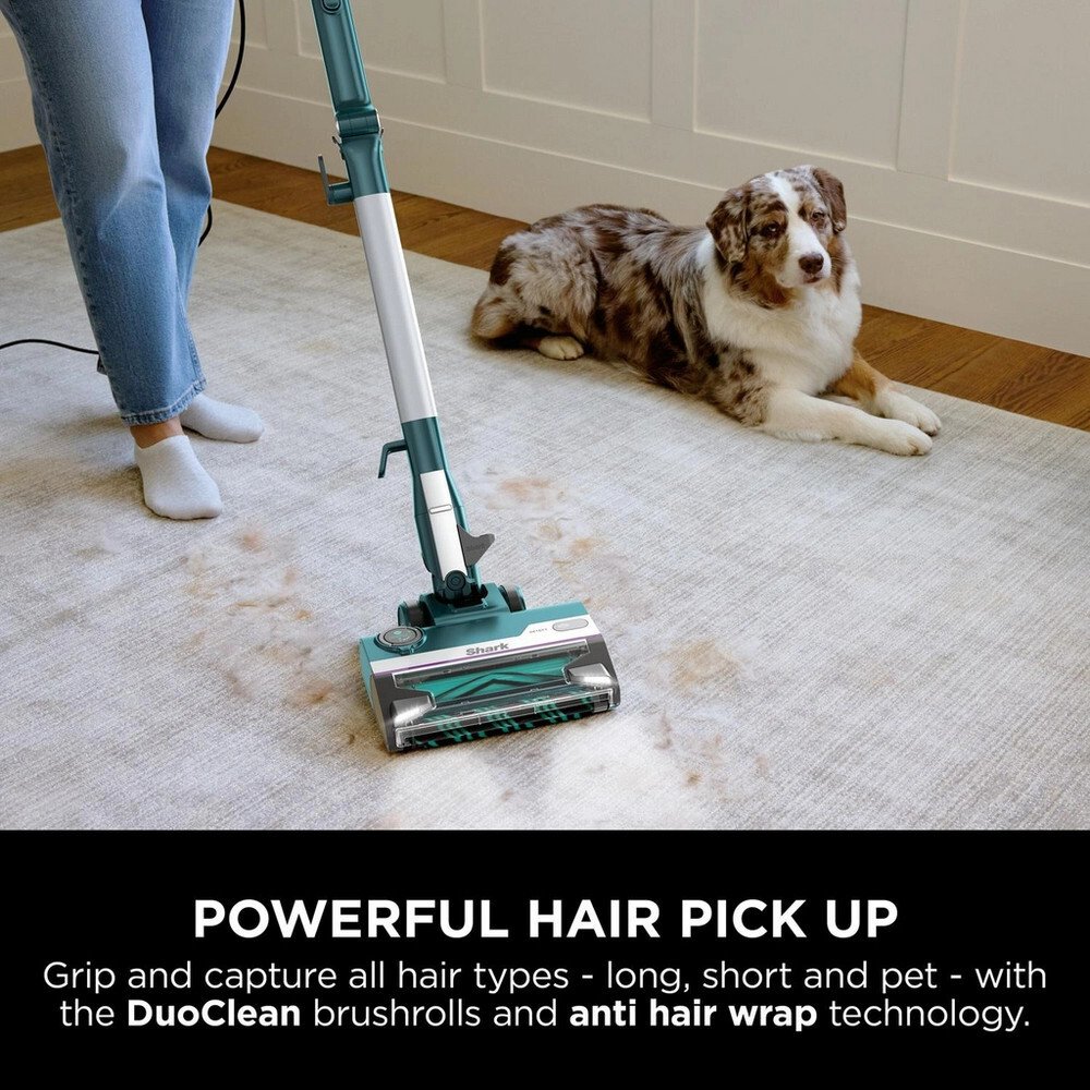 Shark HZ4000UKT PowerDetect Corded Stick Vacuum Cleaner , Blue