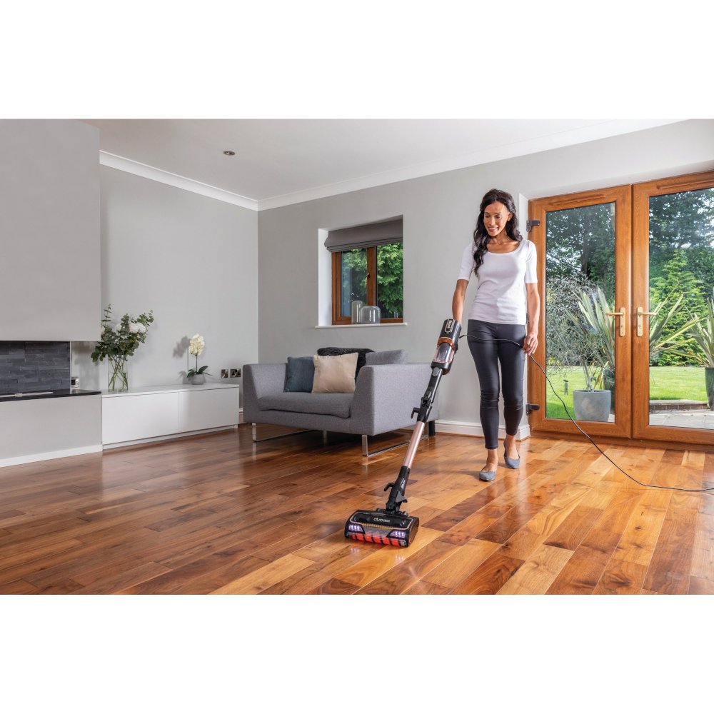 Shark HZ500UKT Anti Hair Wrap Corded Stick Pet Vacuum Cleaner, Grey
